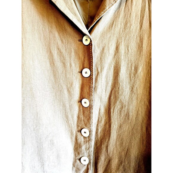 Vintage Harve Bernard Blaser, neutral, lined, linen blend, size 10 - Picture 2 of 4